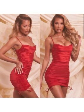 fitted lace wedding dress Julieta Sequin Open Back Mini Dress main image 0